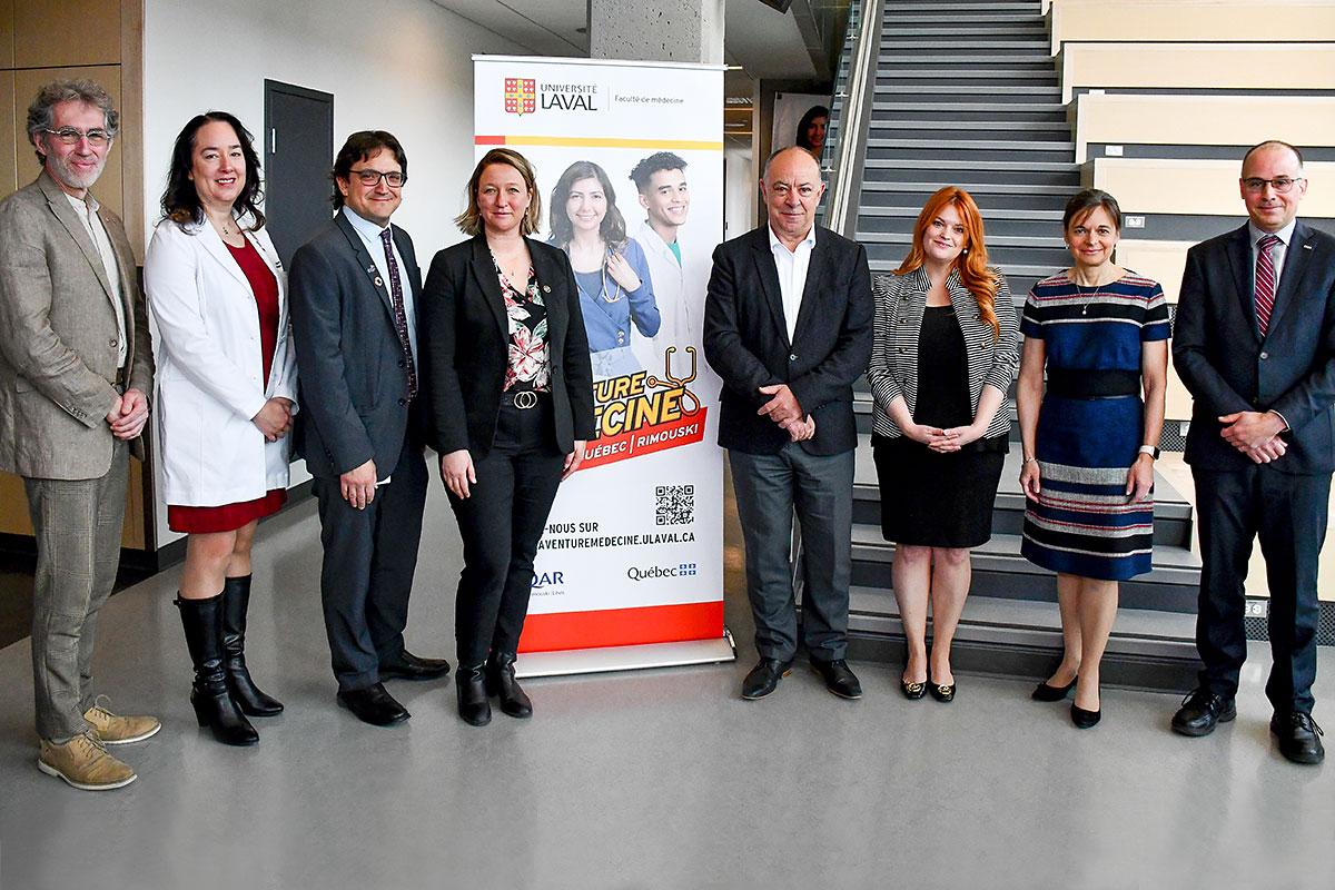 Le pavillon d’enseignement de la médecine inauguré à Rimouski. Crédit : Stéphane Lizotte