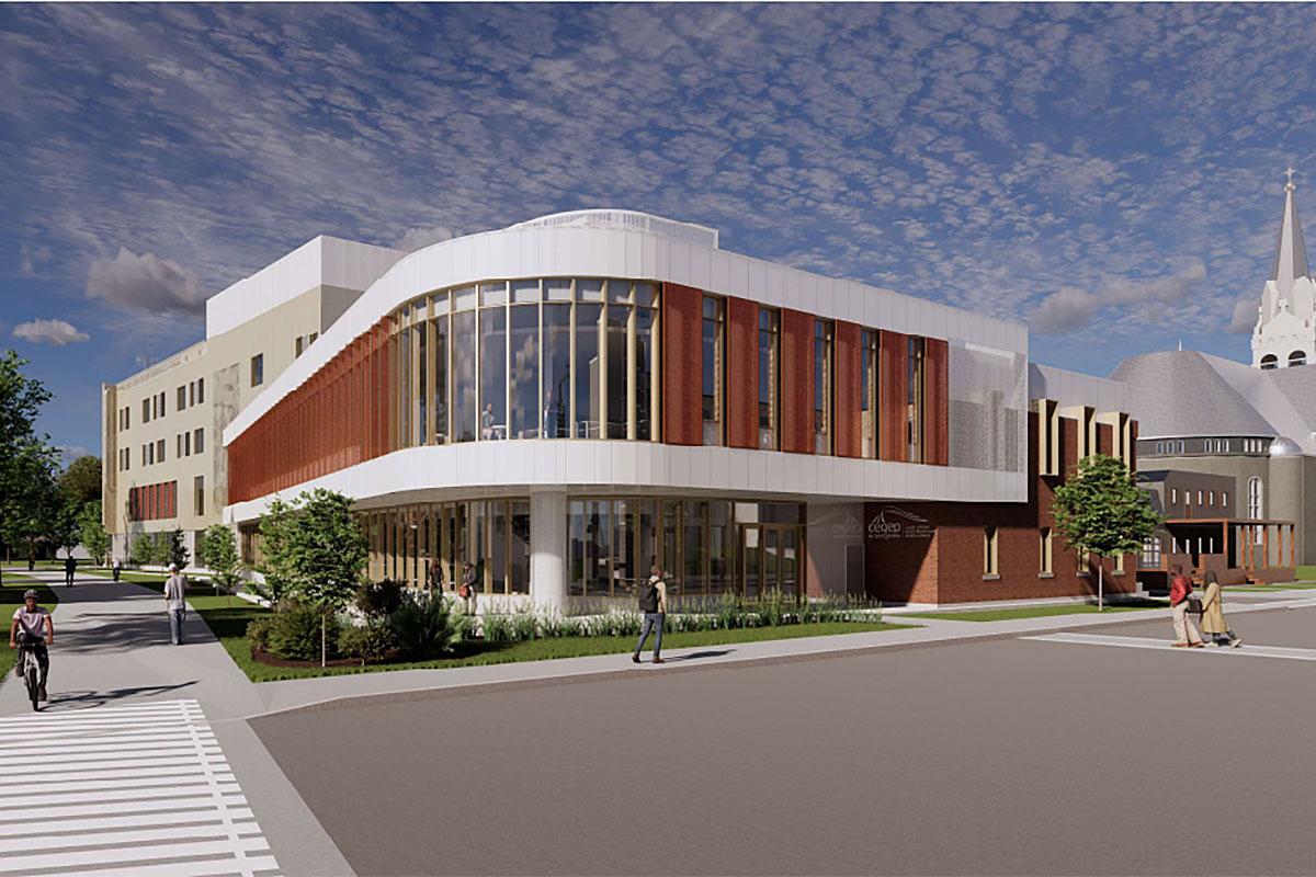 Cégep de Saint-Jérôme : Devcor obtient le contrat du pavillon F. Crédit : Cégep de Saint-Jérôme