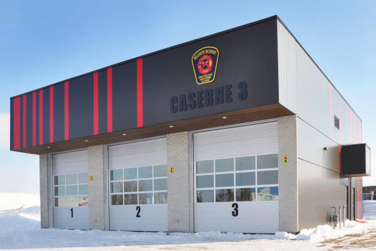 Nouvelle caserne de pompiers à Saint-Prime