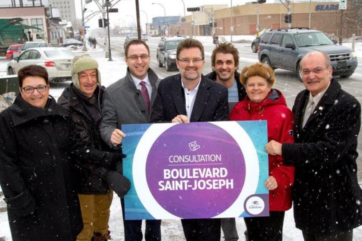 Réaménagement du boulevard Saint-Joseph à Gatineau