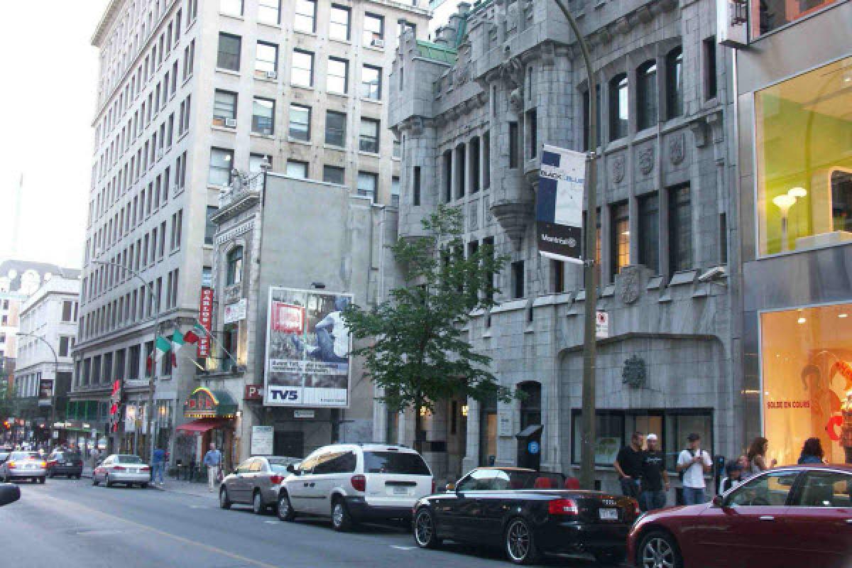 Montréal : Travaux sur la rue Peel