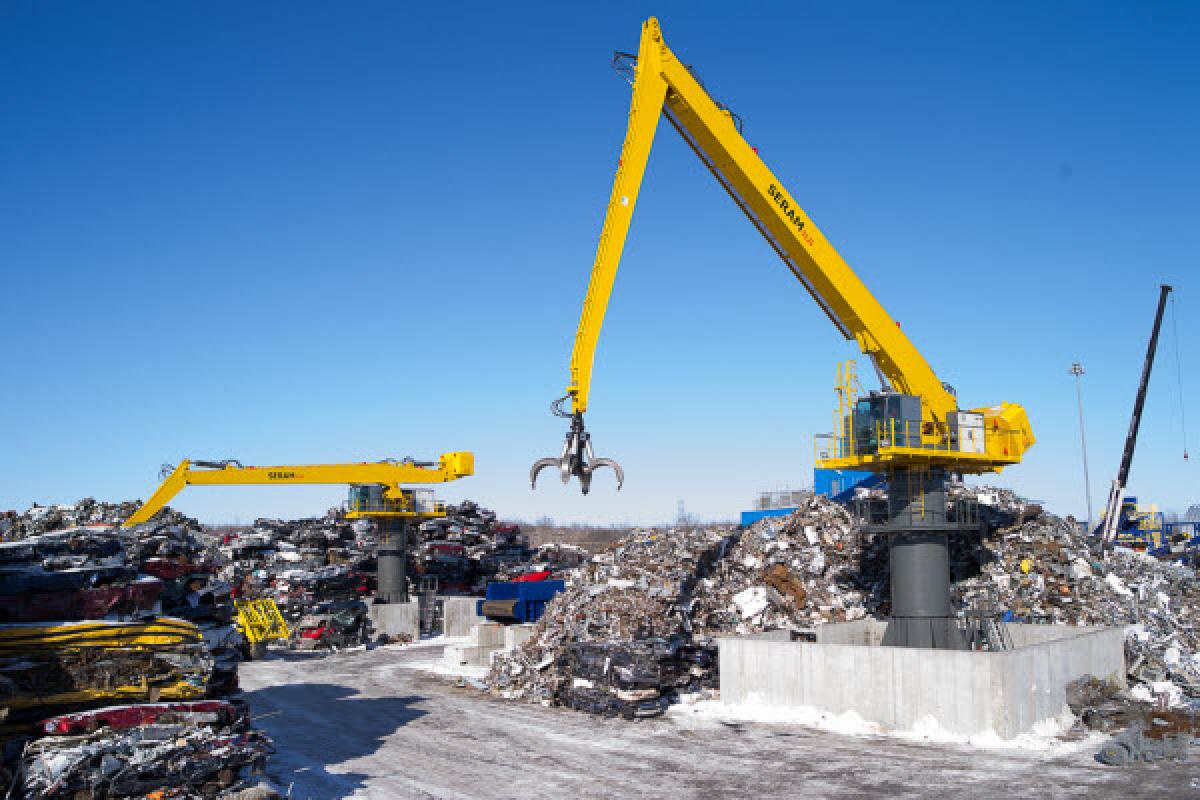 Inauguration d'une usine de recyclage de métaux à Laval