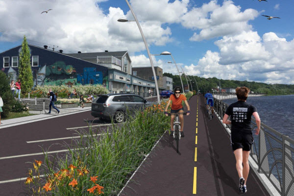 Réfection du mur de soutènement à Saint-Georges