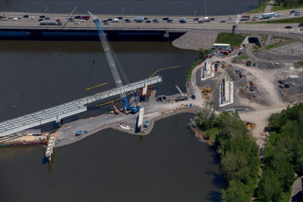 Inauguration du pont de l’Île-des-Sœurs