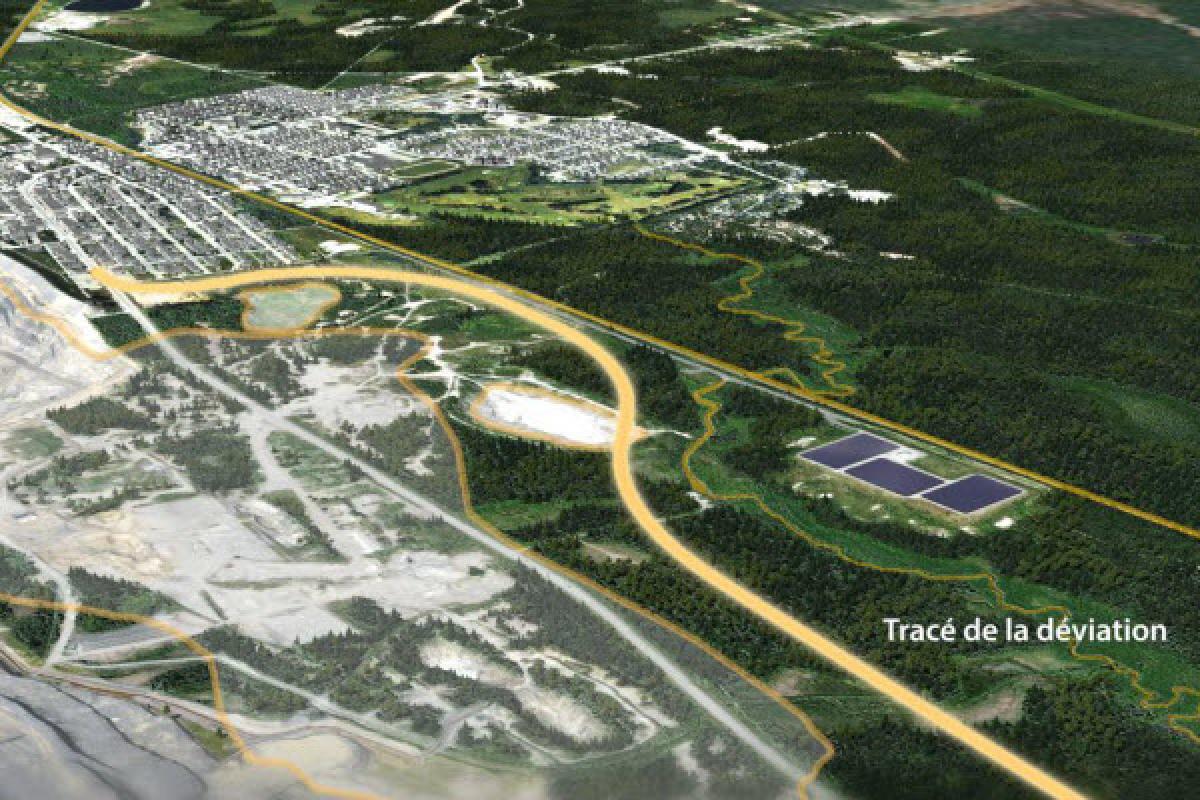 Projet Extension Malartic : déviation de la route 117