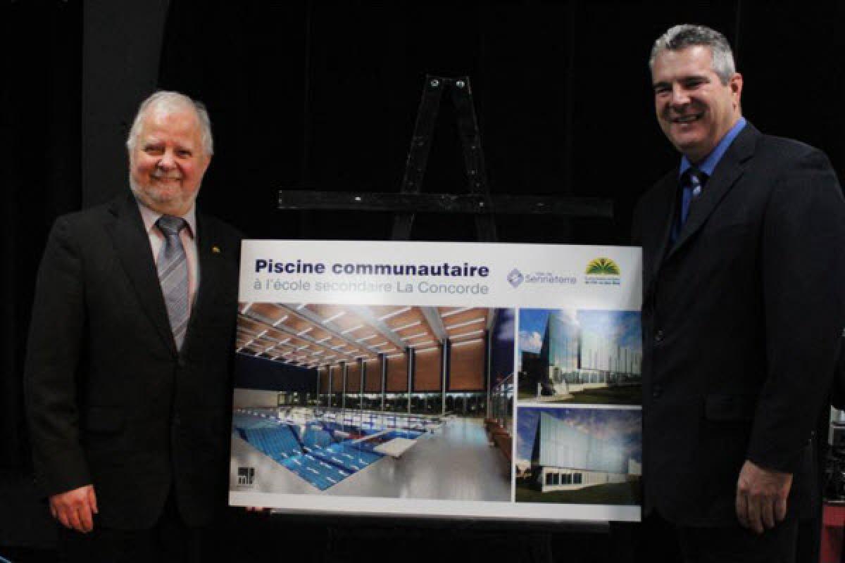 Senneterre : une nouvelle piscine à l’école secondaire La Concorde