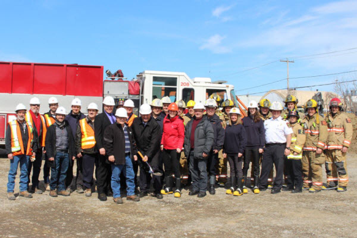 Début des travaux pour la nouvelle caserne de pompiers à Saint-Eustache