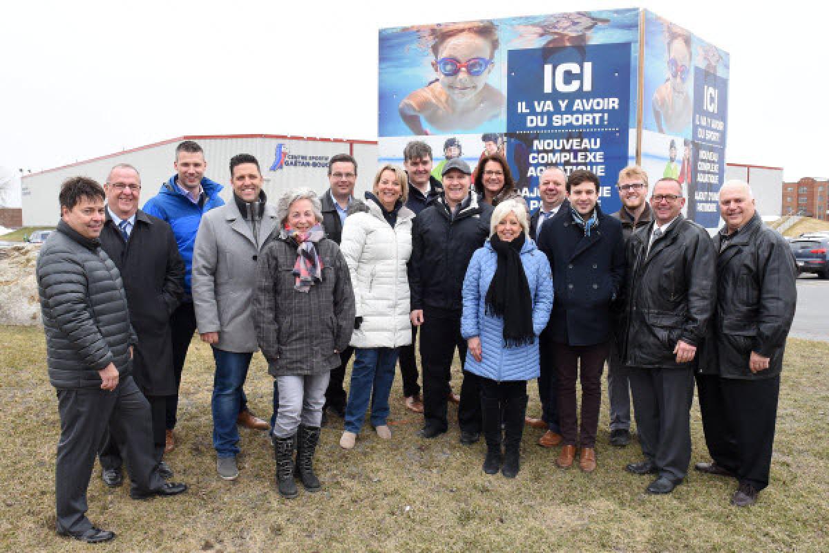 Construction d’un complexe aquatique et d’une patinoire à Saint-Hubert