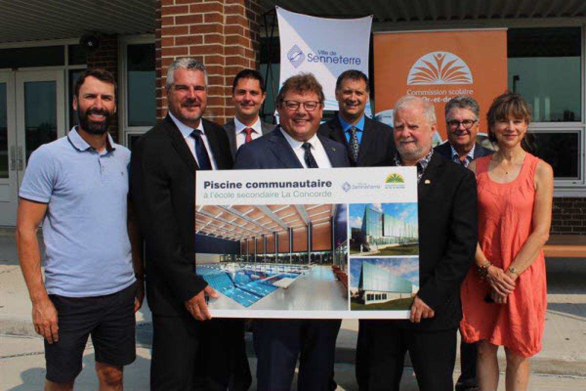 Un nouveau projet de piscine à l’école secondaire La Concorde de Senneterre