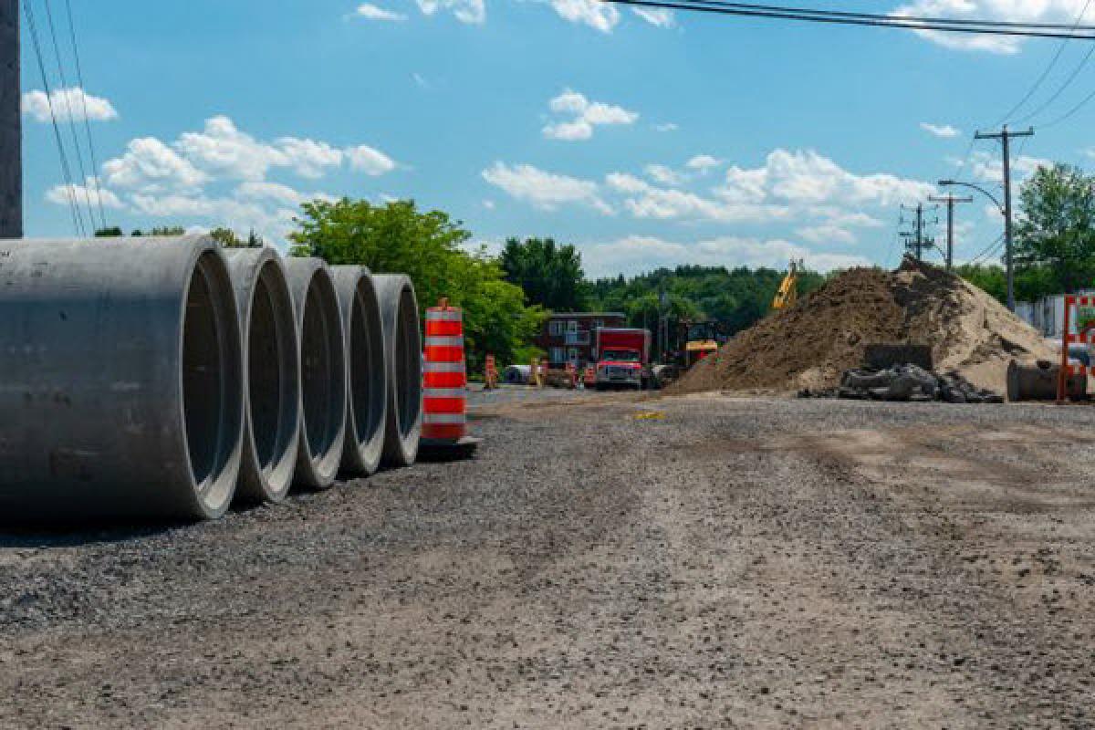 Drummondville : le chantier du secteur Cormier se poursuit