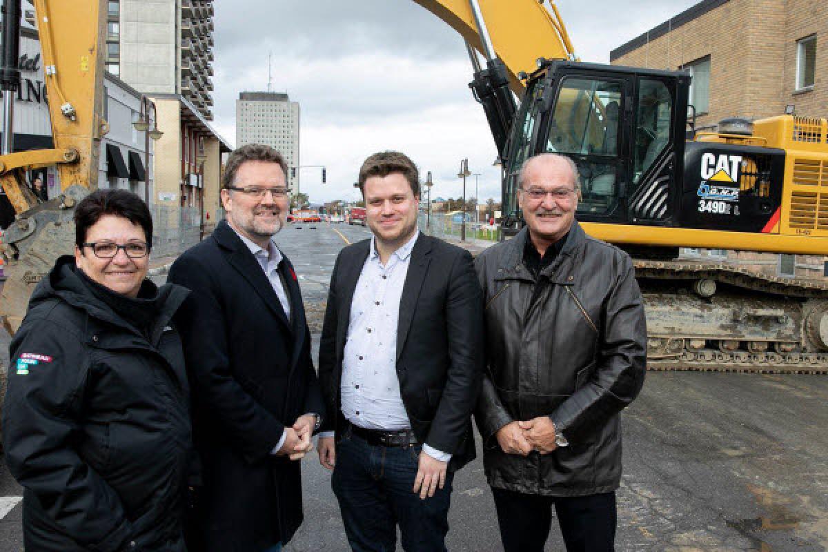 Gatineau : travaux sur le boulevard Saint-Joseph