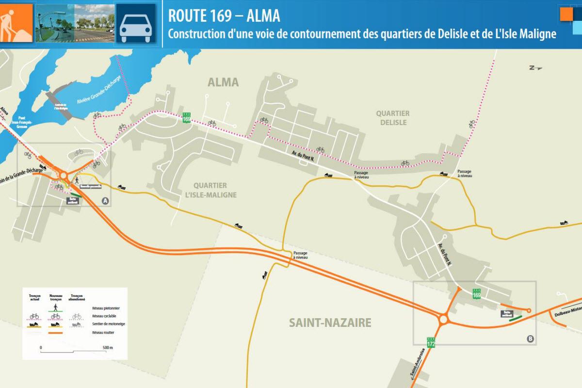 Voie de contournement à Alma : l’appel d’offres est lancé