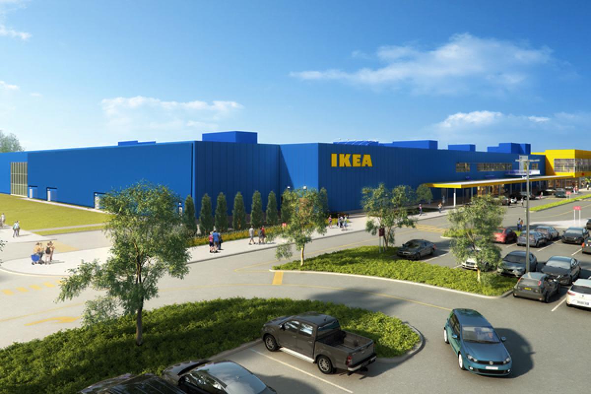 La construction du magasin IKEA de Québec progresse