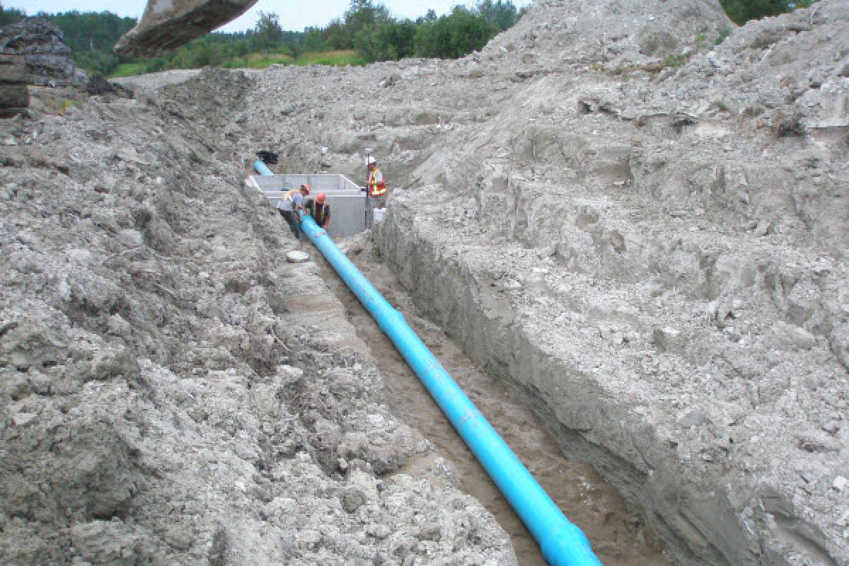 Remplacement de conduites d'eau potable à Sorel-Tracy