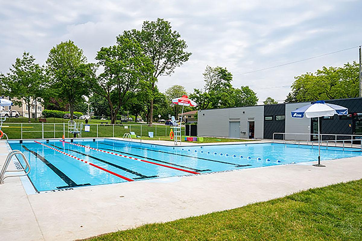 Réouverture de la piscine Maria-Goretti. Crédit : Ville de Québec