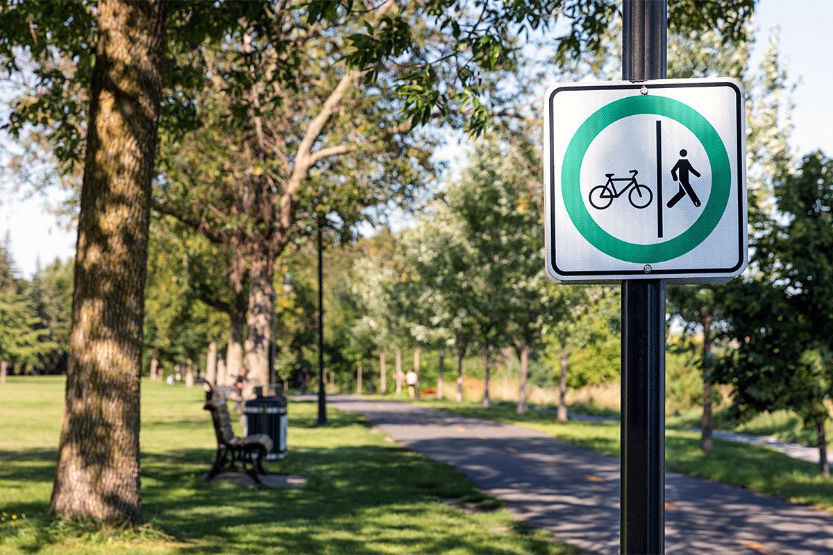 Aménagement d’une nouvelle piste multifonctionnelle à Verdun. Crédit : Mélanie Dusseault