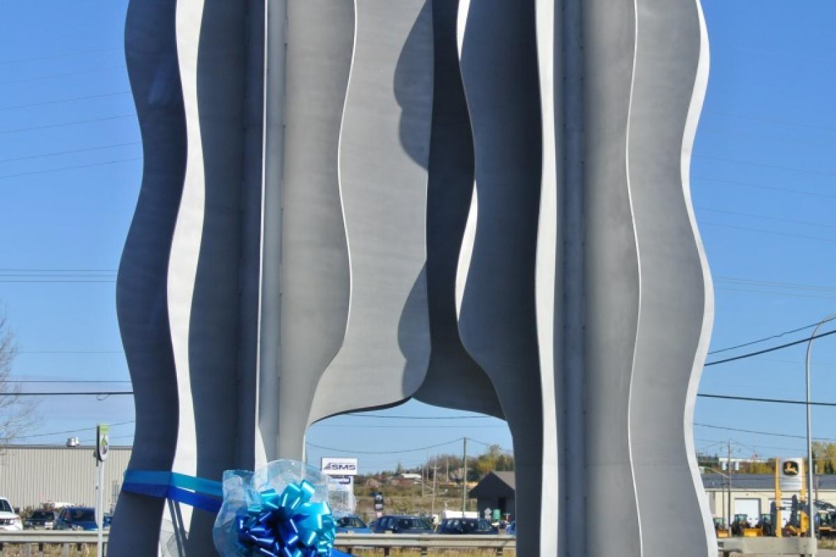 Baie-Comeau : Inauguration de la Place du 75e  