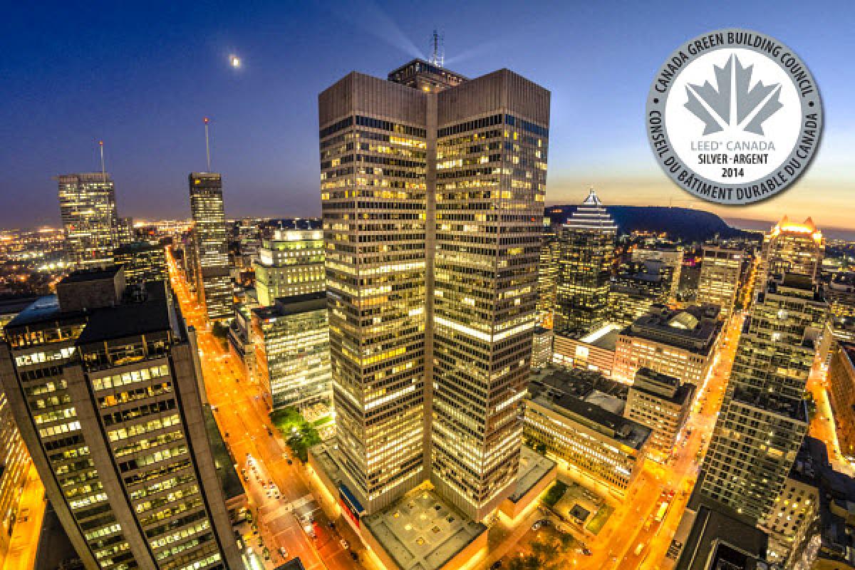 Deux édifices montréalais certifiés LEED Argent