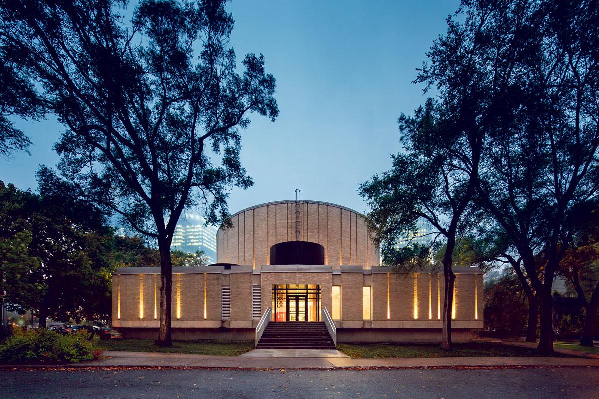 L’ancien Planétarium Dow sort de l’ombre. Photo : Stéphane Brügger