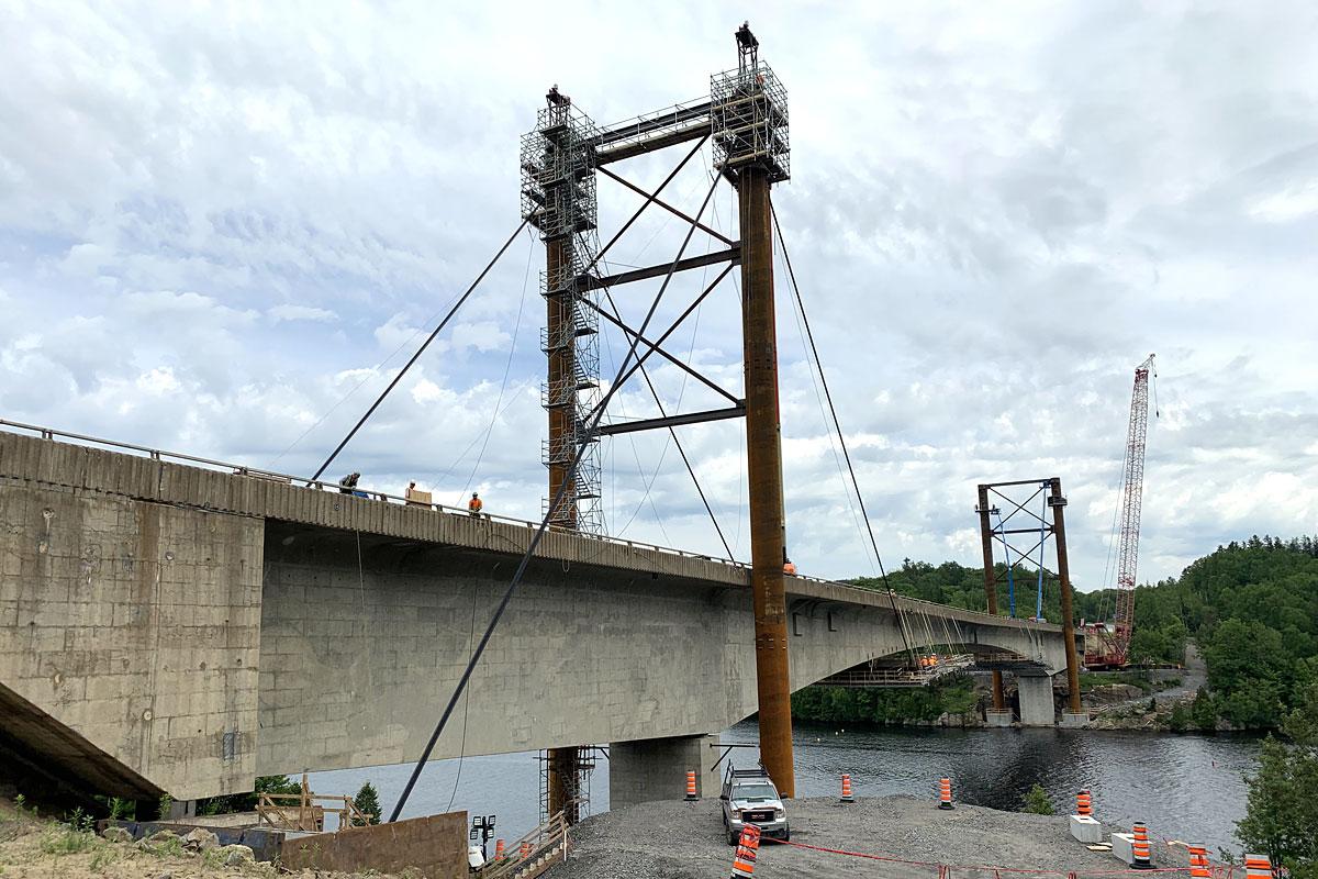 Renforcement du pont des Piles : un projet audacieux. Crédit : Ministère des Transports du Québec