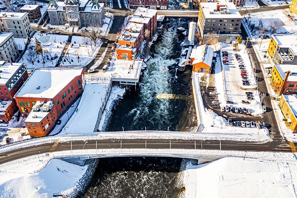 Inauguration du pont des Grandes-Fourches. Crédit : Ville de Sherbrooke