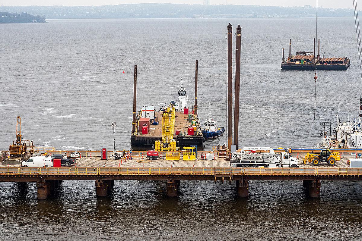 La livraison du nouveau pont de l’Île-d’Orléans reportée. Crédit : ministère des Transports et de la Mobilité durable