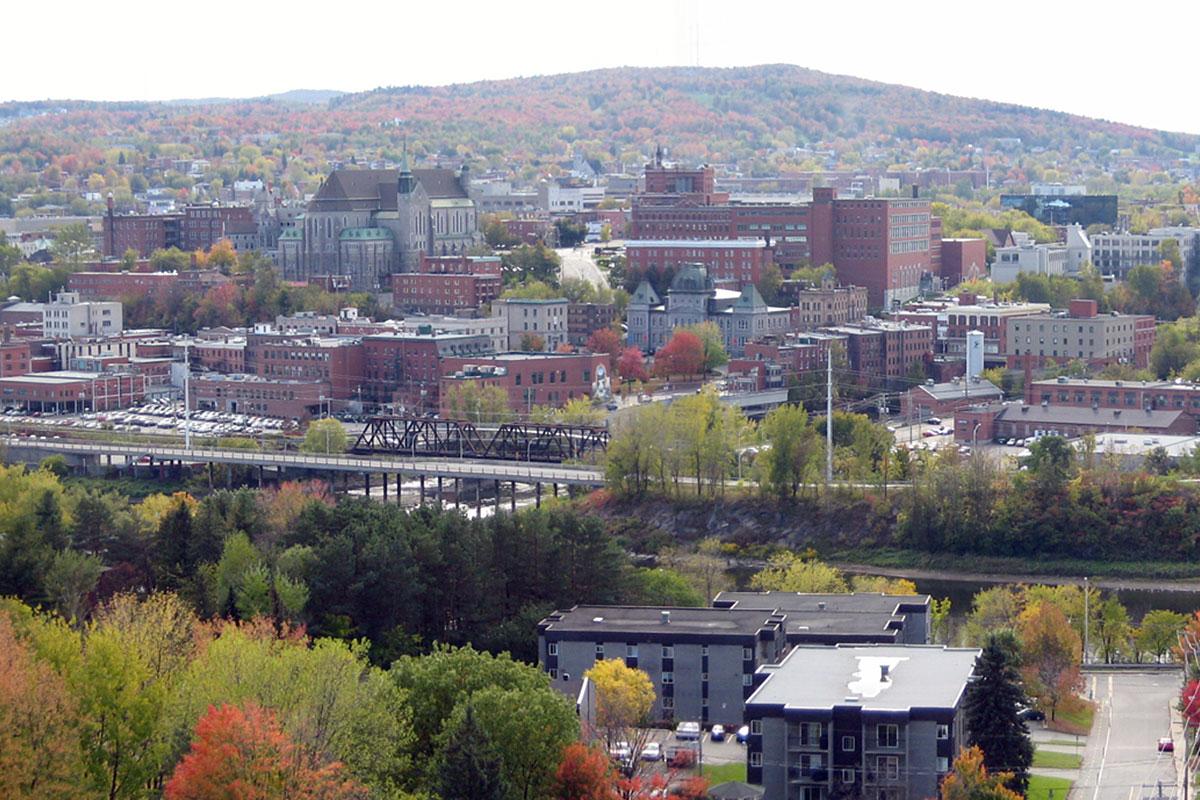 Centre-ville de Sherbrooke - Crédit : Philip Bastarache