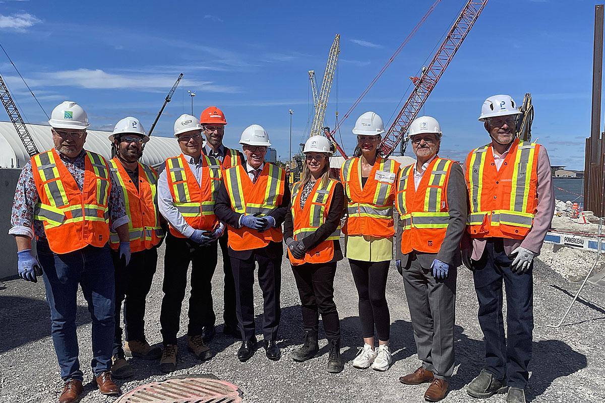 Québec investit 41,6 M$ pour moderniser le port de Trois-Rivières. Crédit : Port de Trois-Rivières 