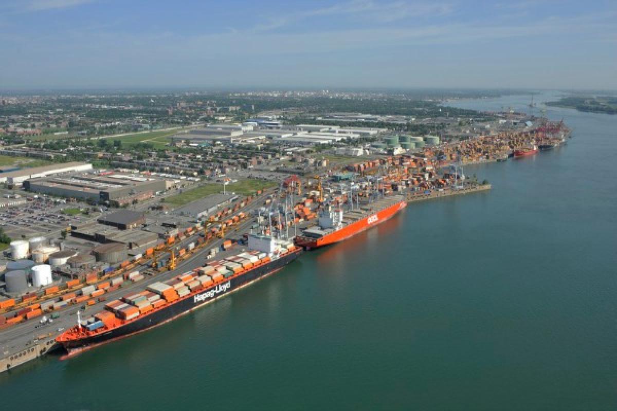 16 zones industrialo-portuaires seront développées. © Port de Montréal