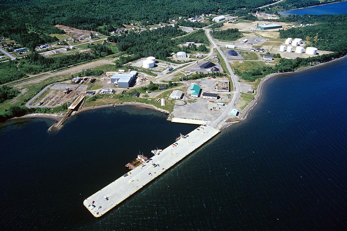Port de Gaspé - Crédit : Photothèque du Ministère des Transports