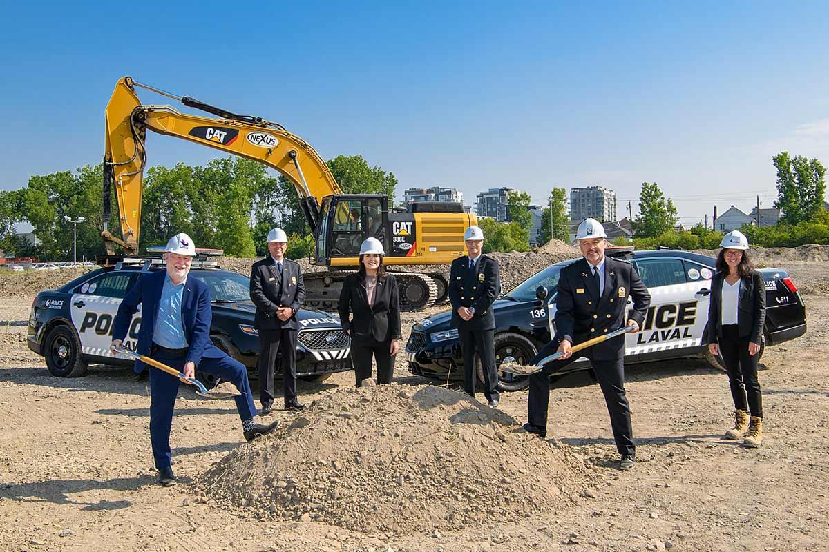 Un nouveau poste de police sera implanté à Laval. Crédit : Vincent Girard