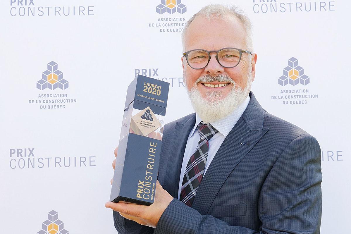 Gilbert Grimard, lauréat du prix René-Lafontaine - Crédit : ACQ