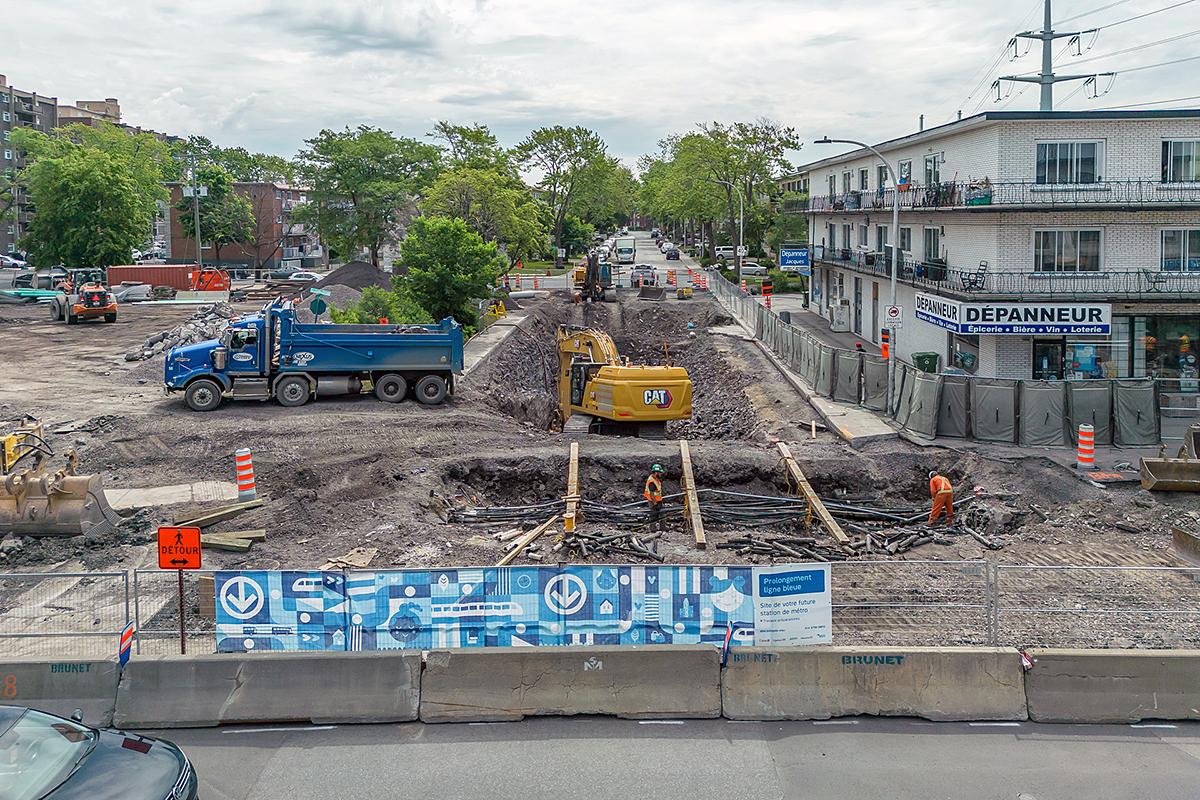 Ligne bleue : la phase finale du plus important appel d’offres du projet est lancée. Crédit : Julien Perron-Gagné Photographe