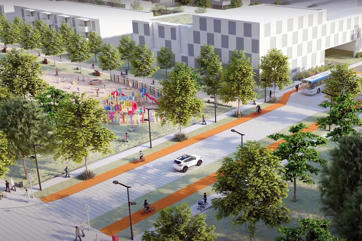Quartier Le Relais : le plan directeur est adopté. Crédit : Extrait de la vidéo présentant le nom du nouveau quartier urbain durable Le Relais / Ville de Trois-Rivières