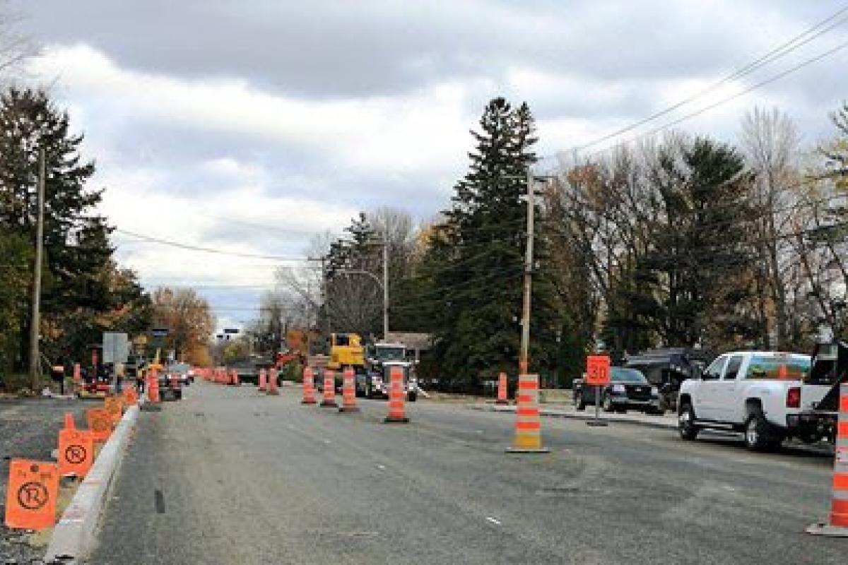 Repentigny : les travaux d'infrastructures bientôt complétés