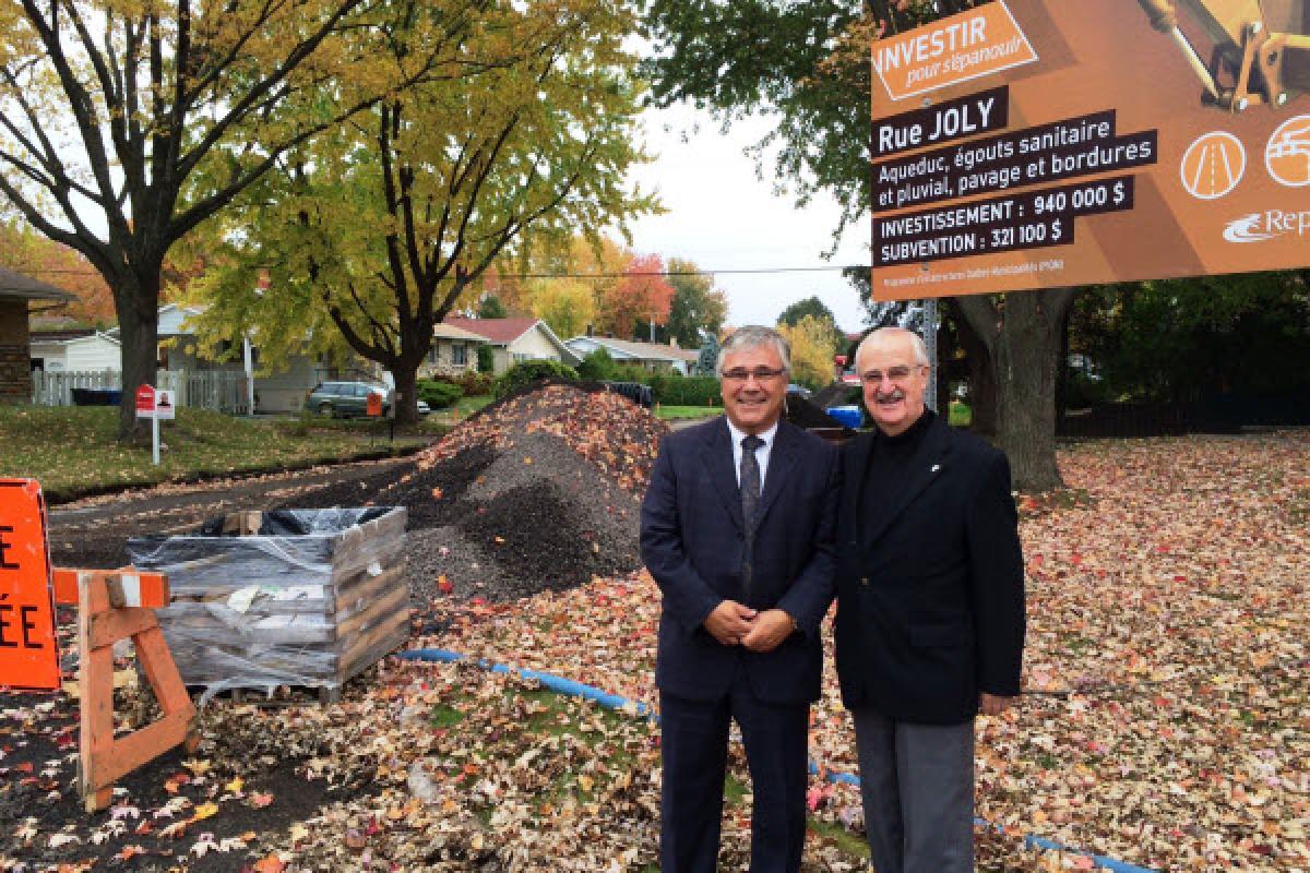 Infrastructures municipales : importants travaux sur la rue Joly