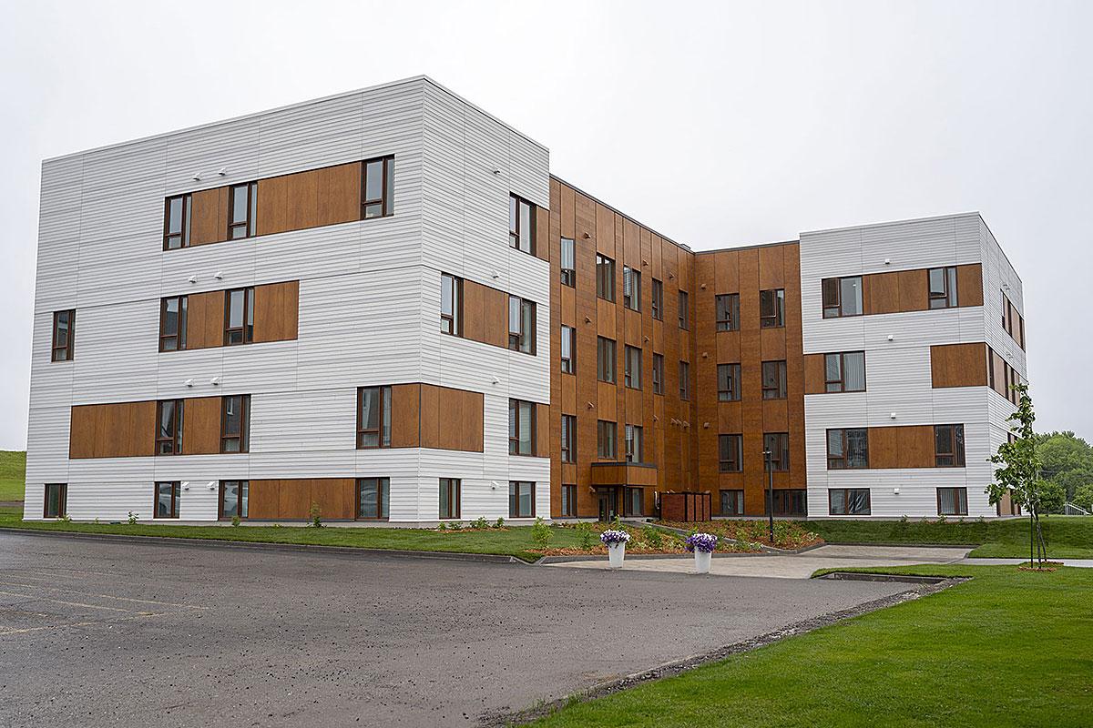 Inauguration de logements abordables pour les étudiants de l'UQAR. Crédit : UQAR