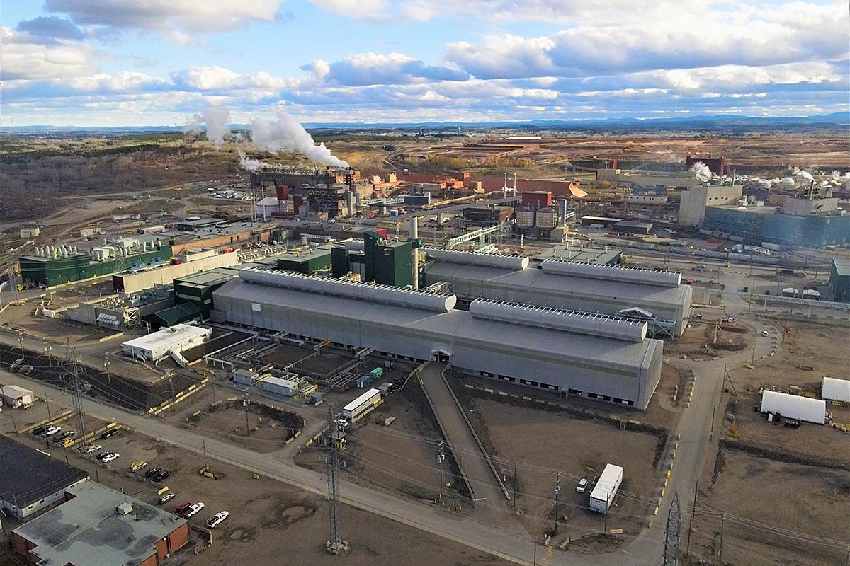 Rio Tinto investit 1,4 G$ pour agrandir son aluminerie de Jonquière. Crédit : Rio Tinto