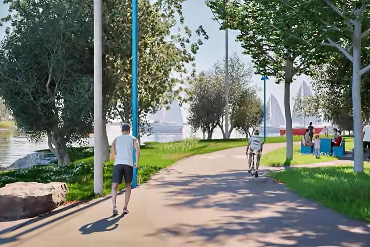 Un projet riverain sur 10 ans à Beauharnois. Crédit : Ville de Beauharnois