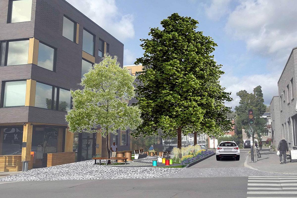 Montréal procédera au réaménagement de la rue Saint-André. Crédit : Ville de Montréal - Arrondissement de Villeray - Saint-Michel - Parc-Extension