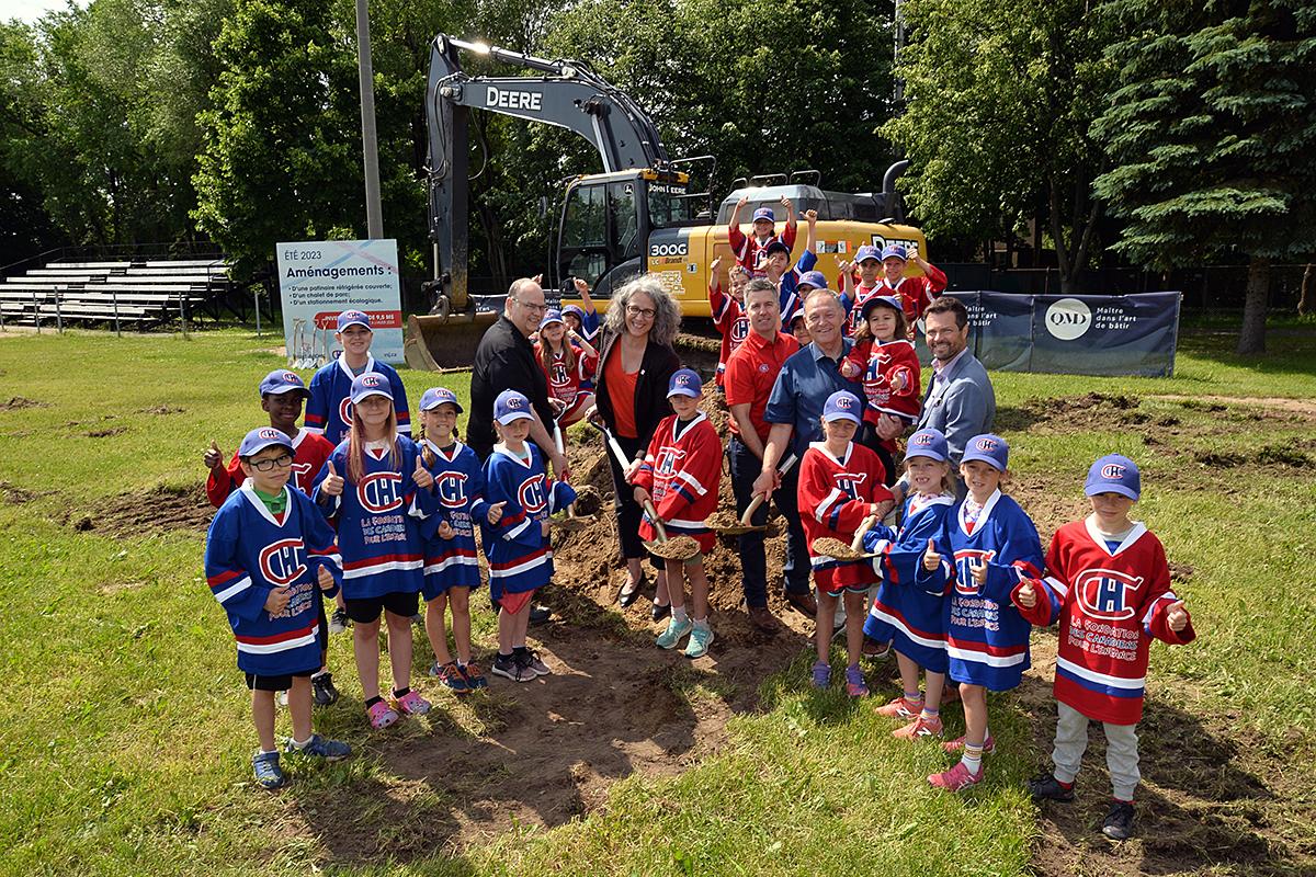 Saint-Jérôme aura sa patinoire Bleu Blanc Bouge. Crédit : André Bernier