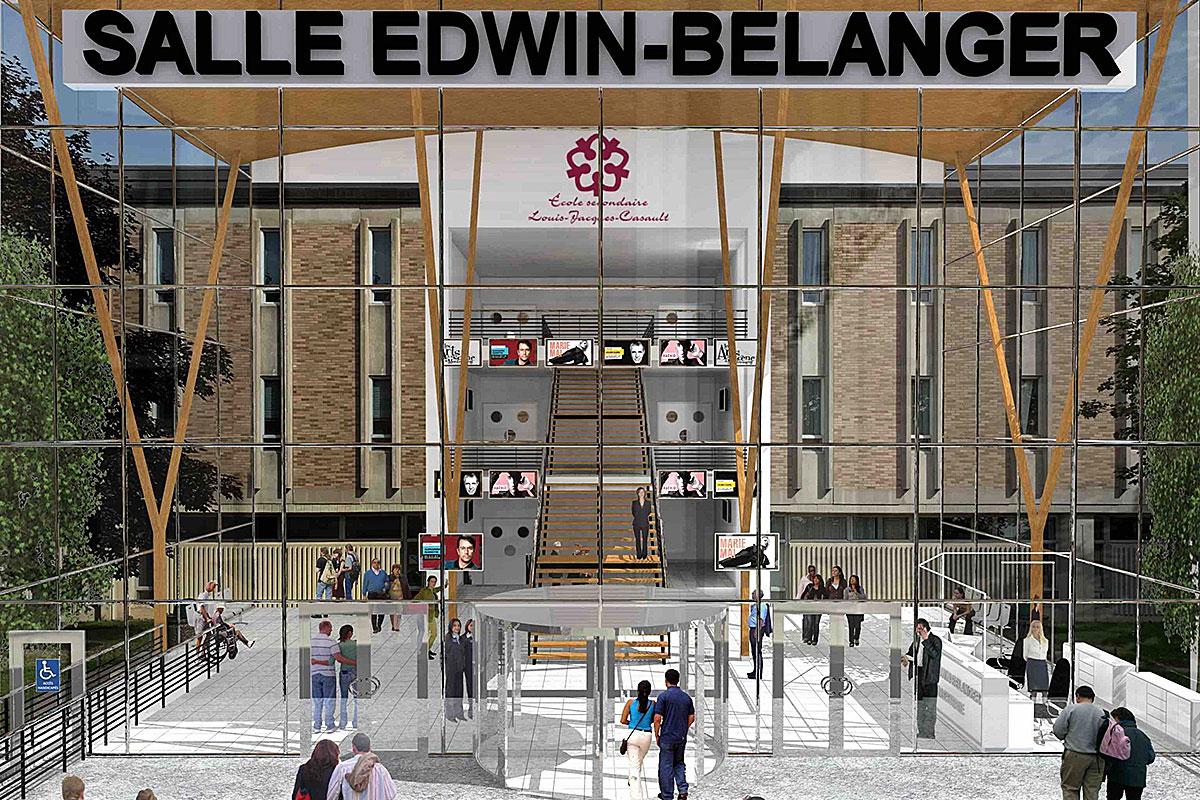 Modernisation de la salle de spectacle Edwin-Bélanger. Crédit : Les Arts de la scène de Montmagny
