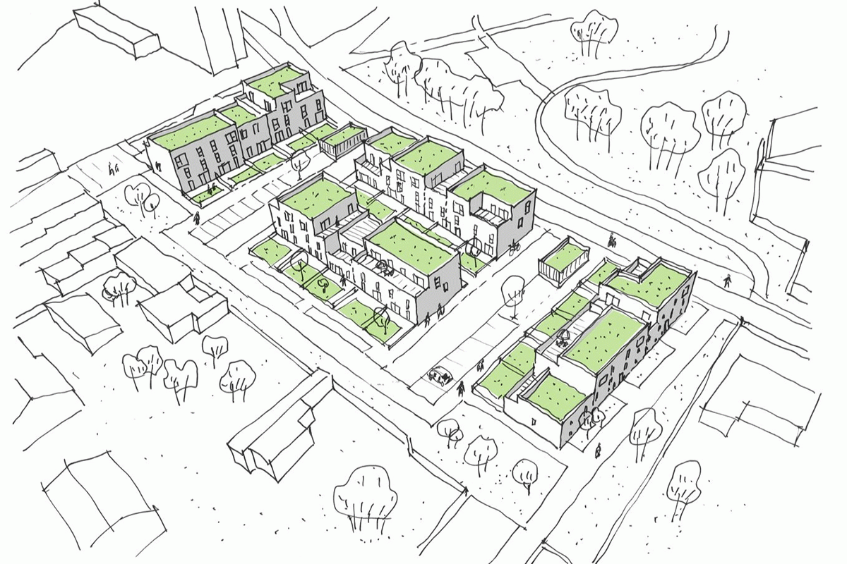 Rouyn-Noranda présentera les concepts d’aménagement préliminaires du secteur Senator. Crédit : Ville de Rouyn-Noranda