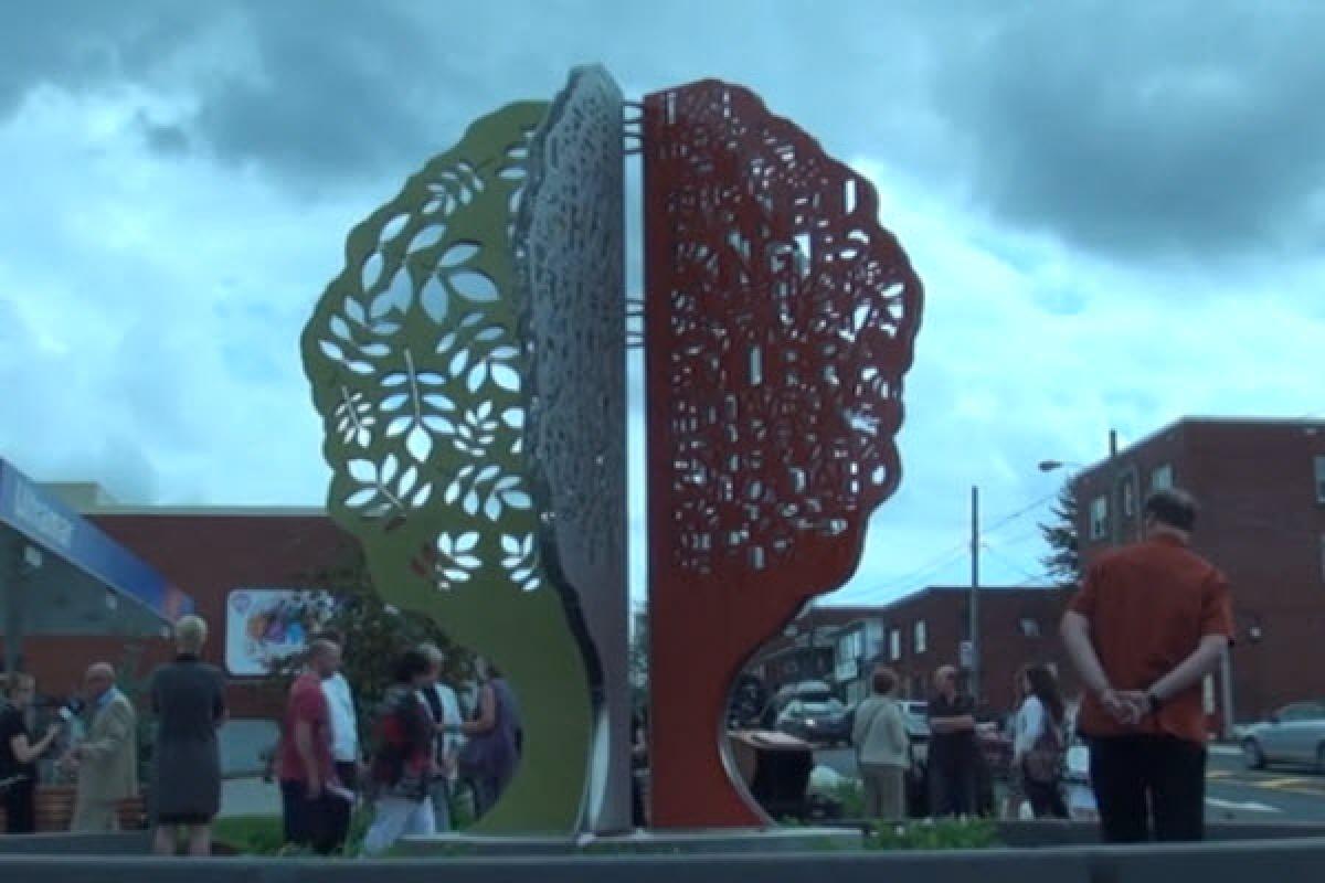 La Ville de Sherbrooke inaugure la nouvelle porte d'entrée de la rue commerciale
