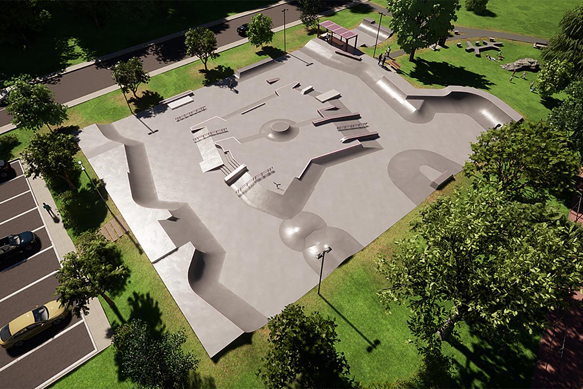 Dorval se dote d’un nouveau parc de planche à roulettes. Crédit : Cité de Dorval 