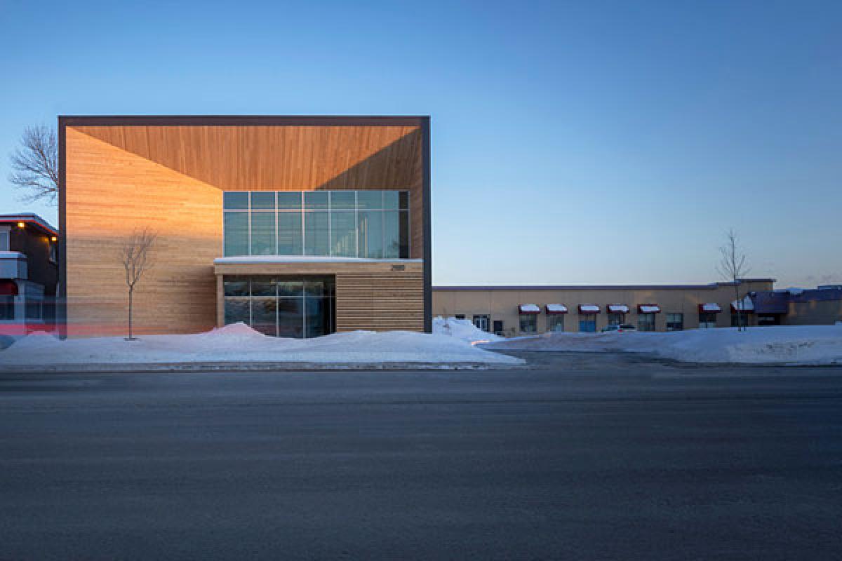 Siège social STGM Architectes, certifié LEED Platine en 2015. 