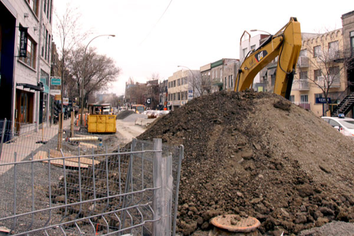 Bilan 2016 des chantiers urbains à Montréal