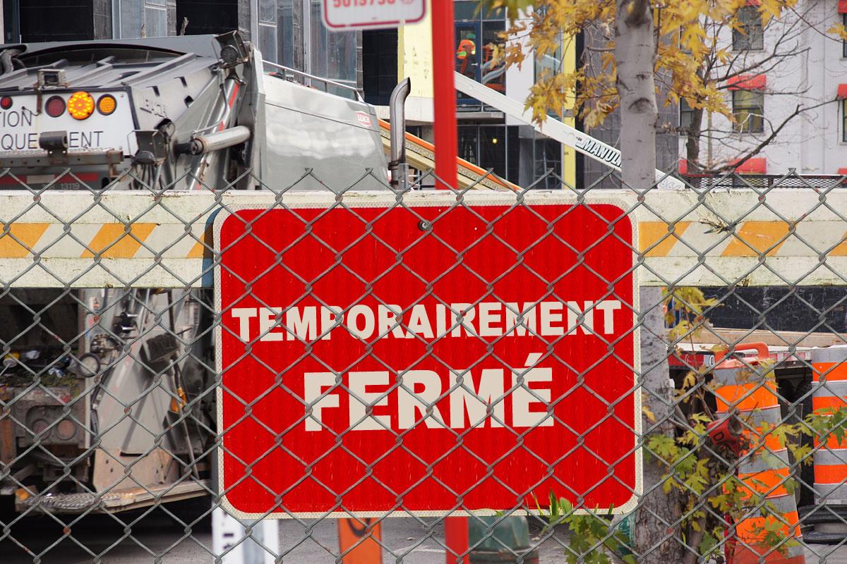 Le Québec et ses chantiers sur pause