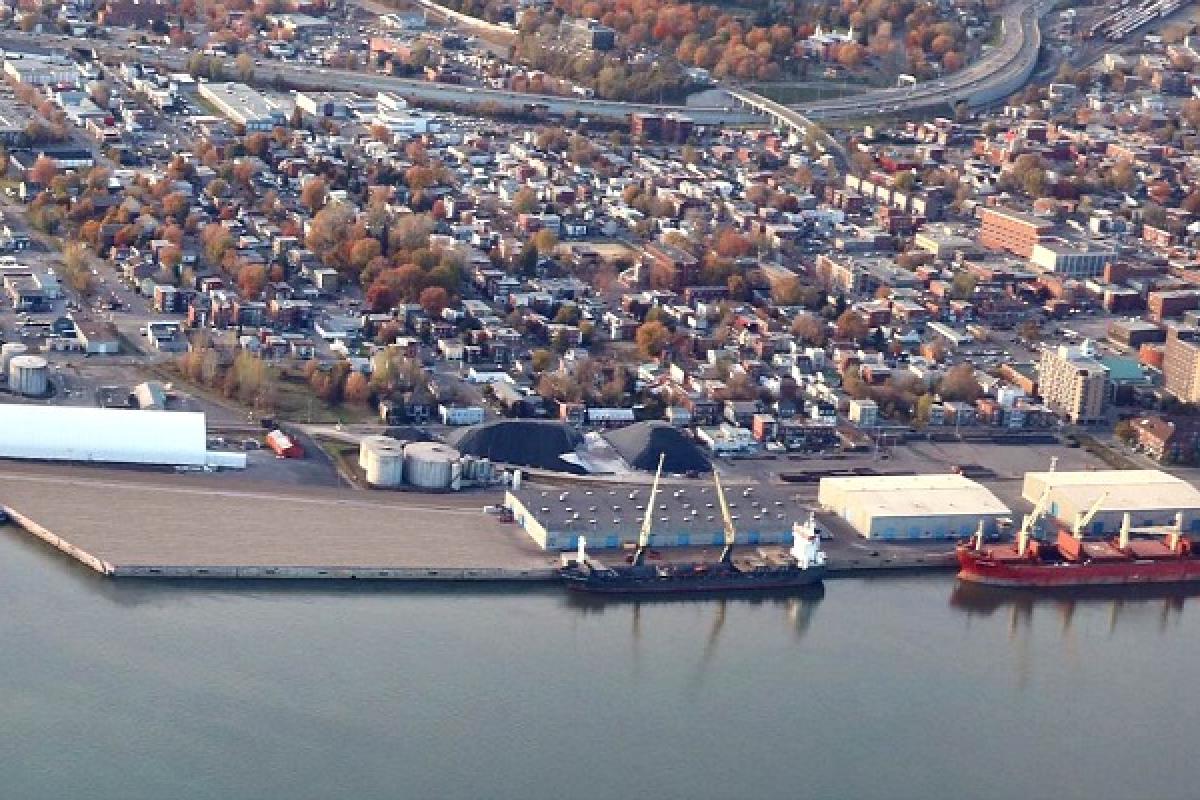 Vue du Terminal 13 © Cap sur 2020 – Port de Trois-Rivières