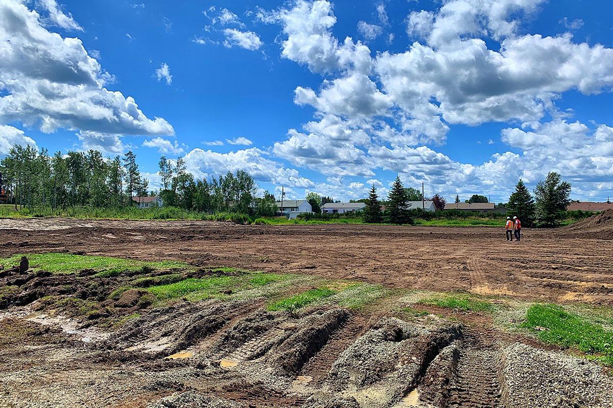 Aperçu du site de construction - Photo : Nancy Larivière